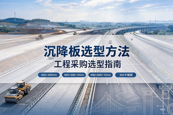 保亭沉降板选择方法