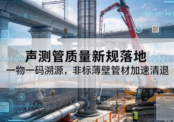 保亭声测管质量新规落地，一物一码溯源，非标薄壁管材加速清退