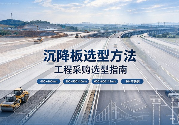 保亭沉降板选择方法